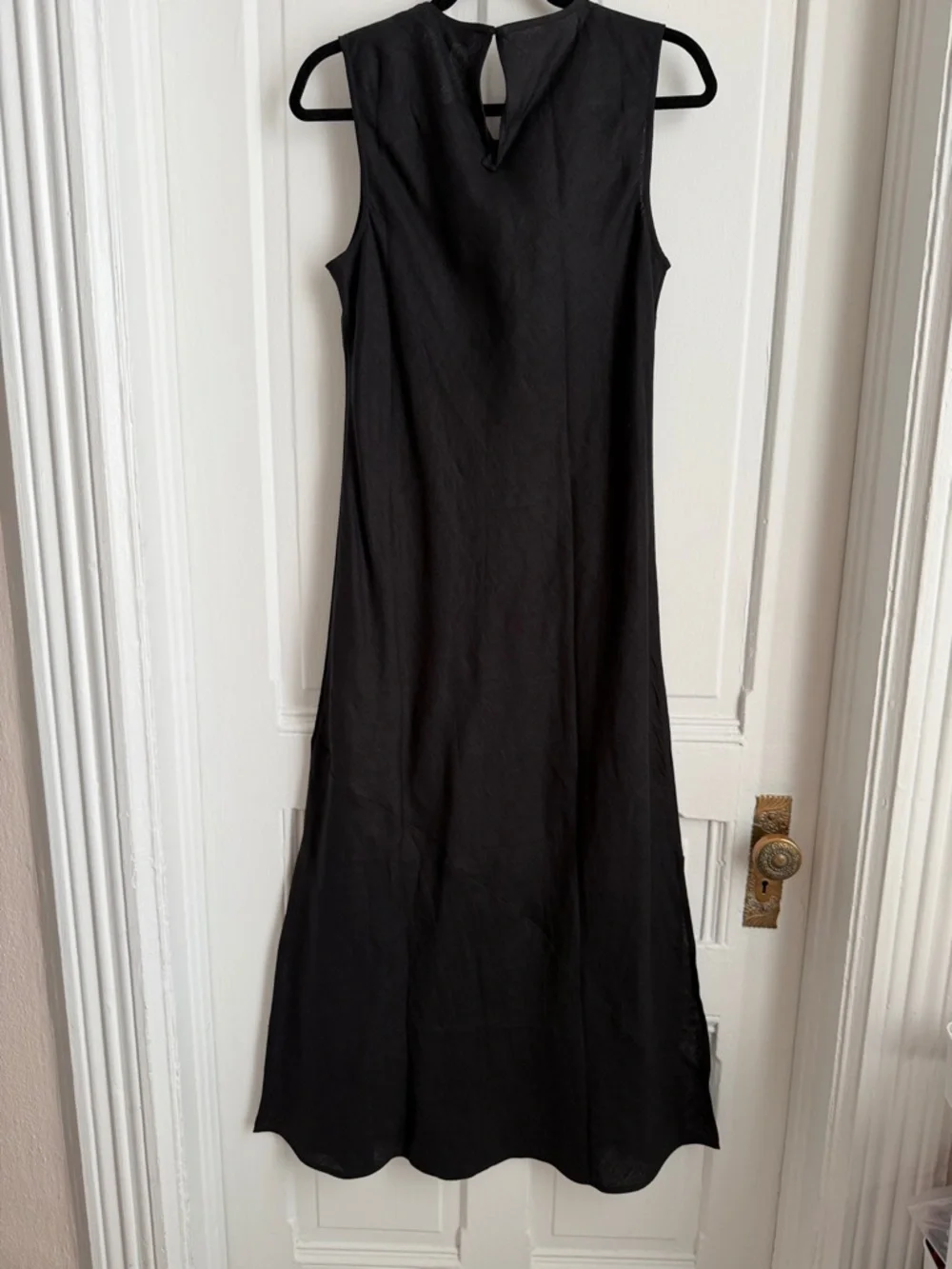 J. Crew Black Carolyn dress in linen - Picture 3 of 4